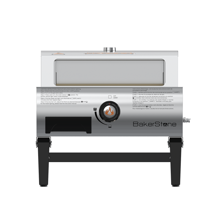 Basics Series Portable Gas Pizza Oven and Griddle Combo Kit
