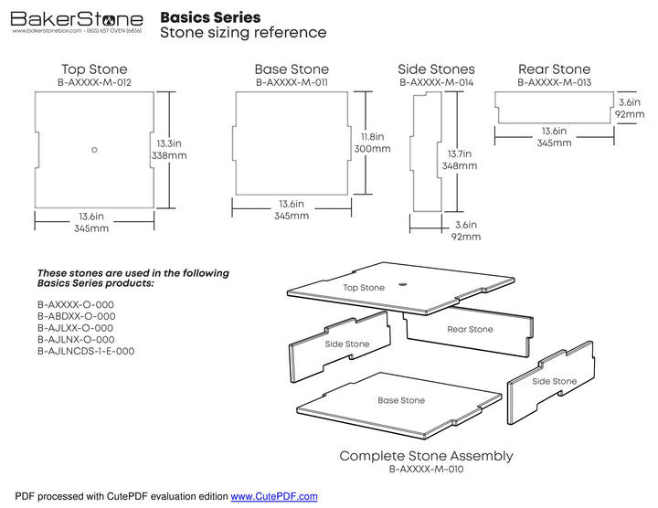 Basics Series Complete Stone Assembly