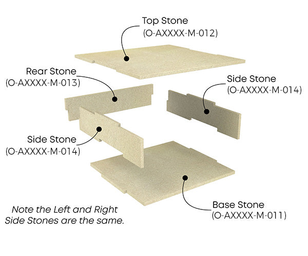 Original, Professional and Commercial Series Complete Stone Assembly