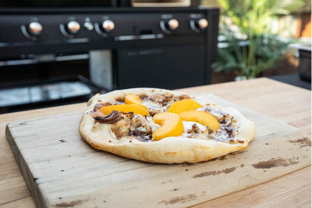 Pulled Pork & Peach Pizza