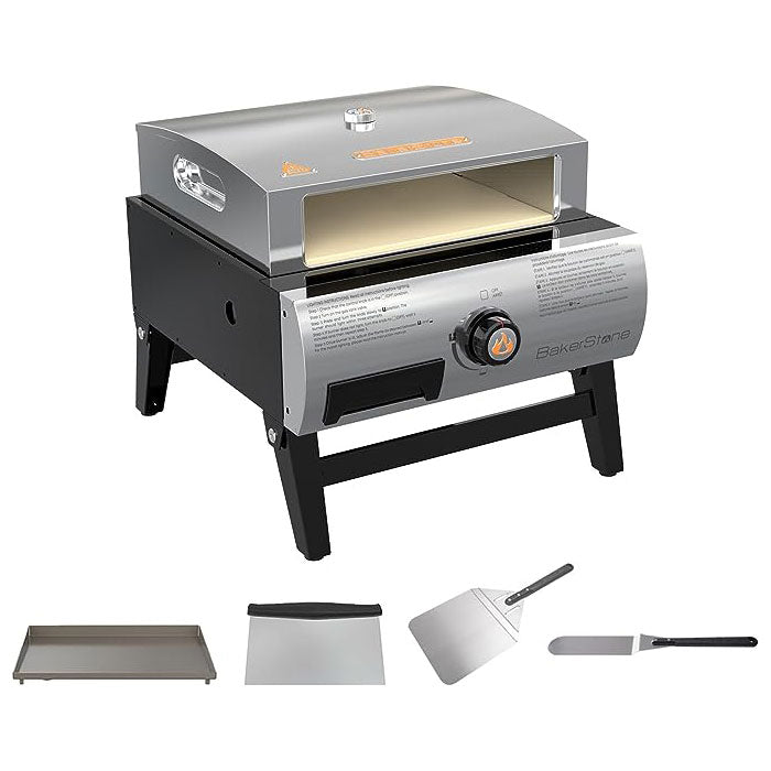 Basics Series Portable Gas Pizza Oven and Griddle Combo Kit ...