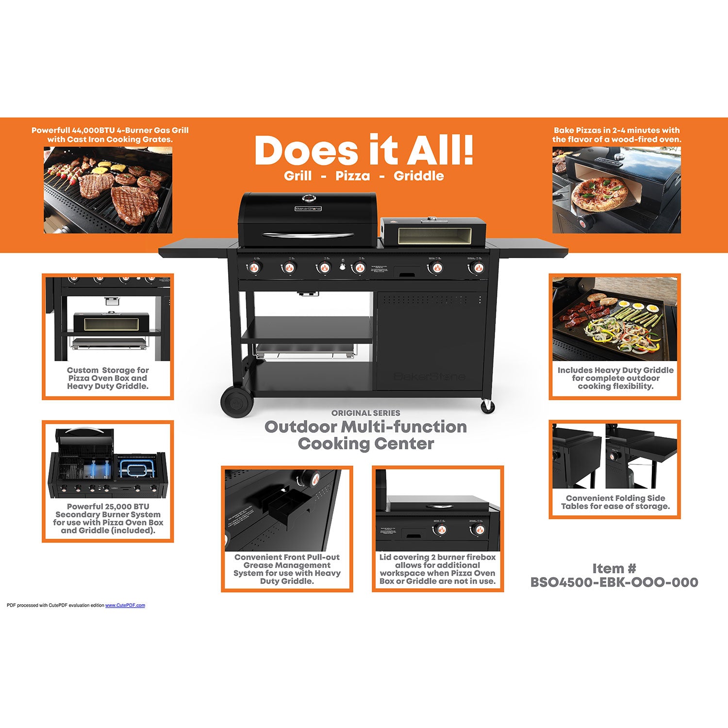 Kitchen Cook Center NOT AVAILABLE IN CANADA - Original Series Outdoor Cooking Center ...