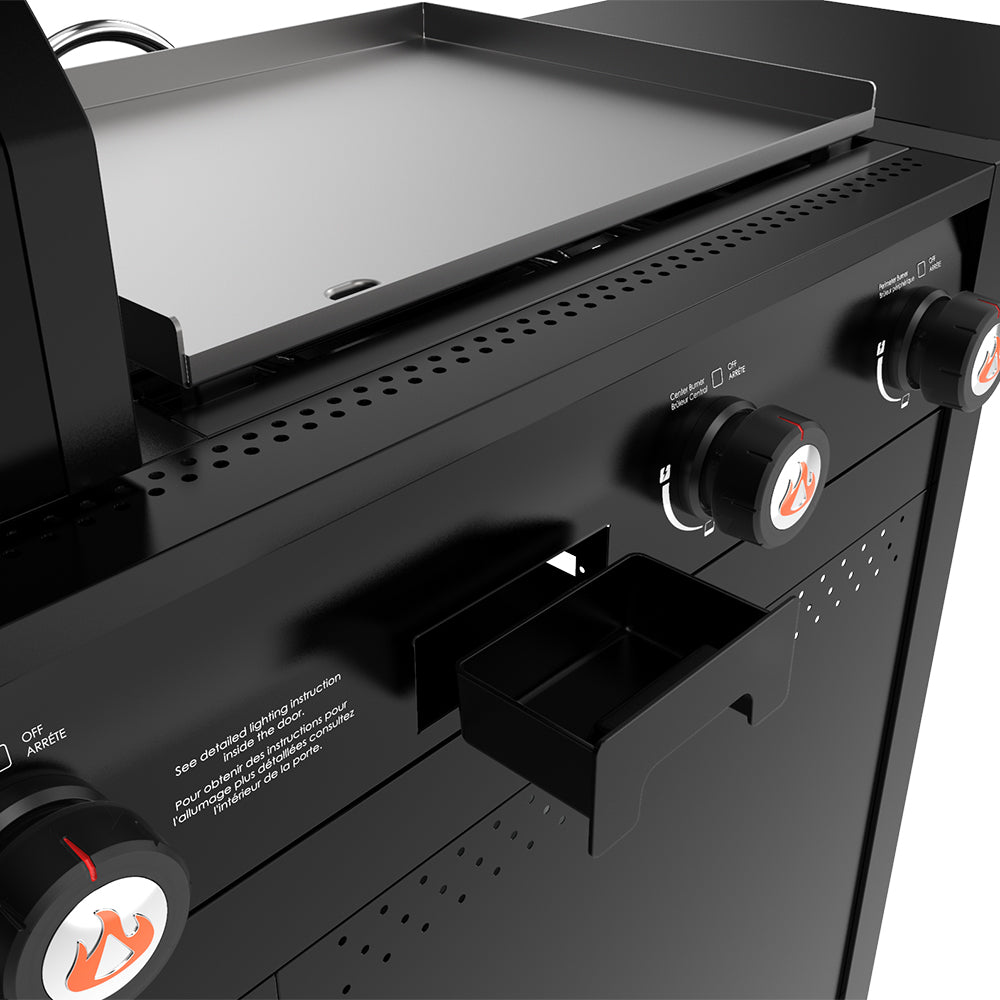 Original Series Outdoor Cooking Center with Side Burner and Fire Tray