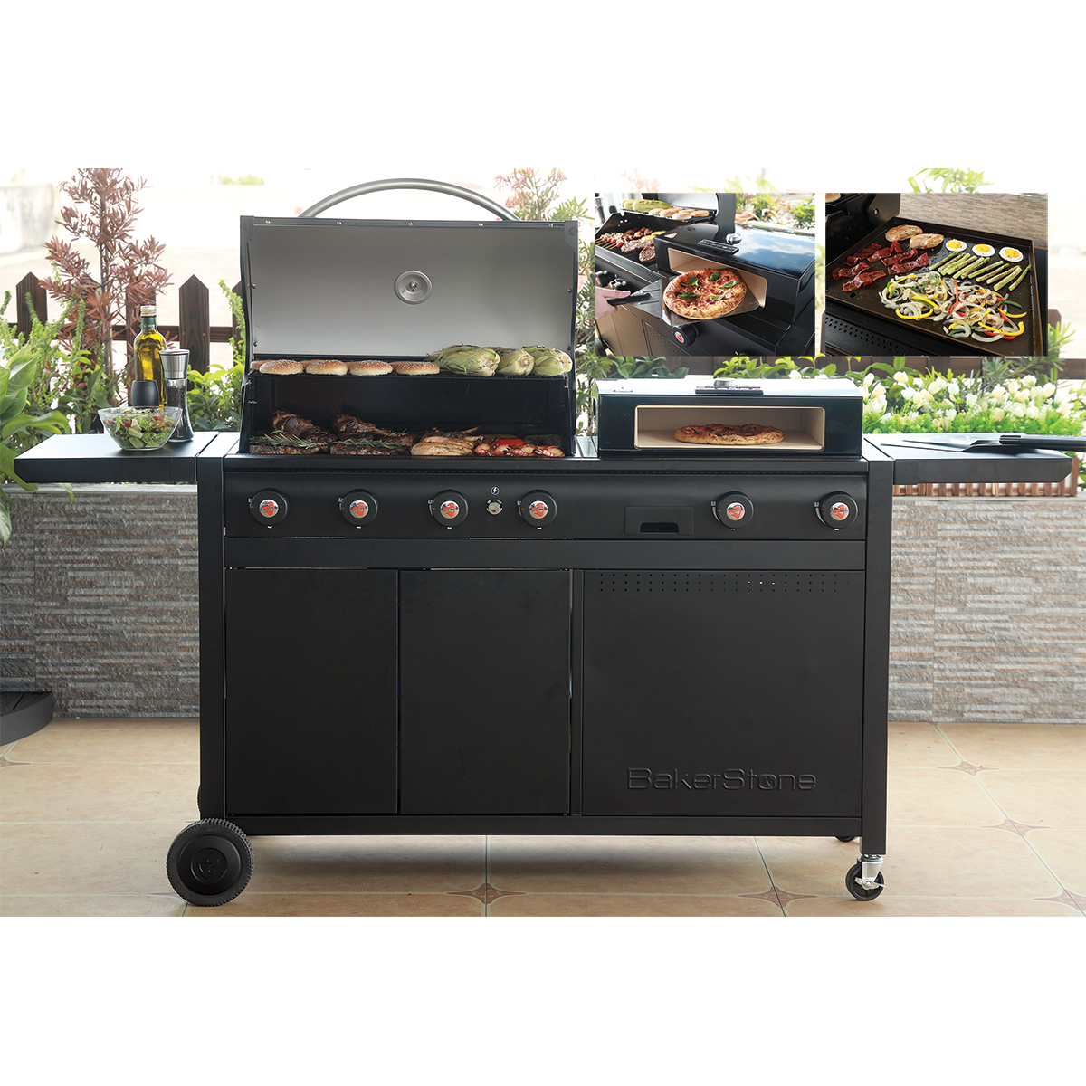 Kitchen Cook Center Original Series Outdoor Multi-Function Cooking Center – BakerStone ...