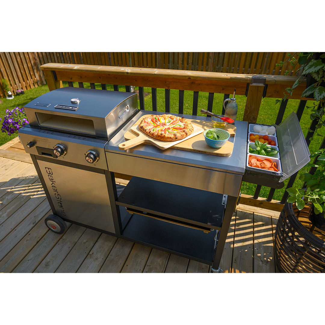 Original Series Gas Pizza Oven and Griddle with Prep Station