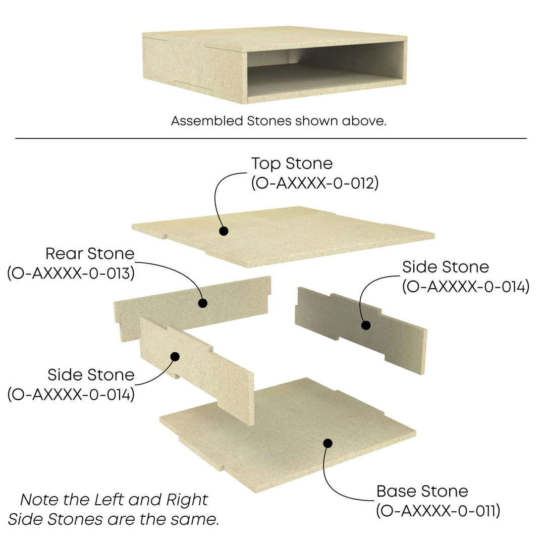 Original, Professional, and Commercial Series Side Stone