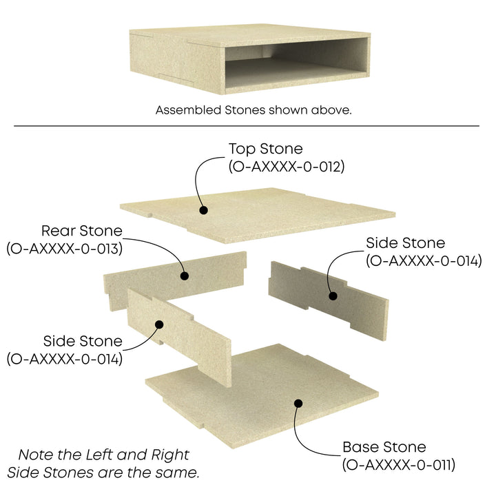 Original, Professional, and Commercial Series Side Stone