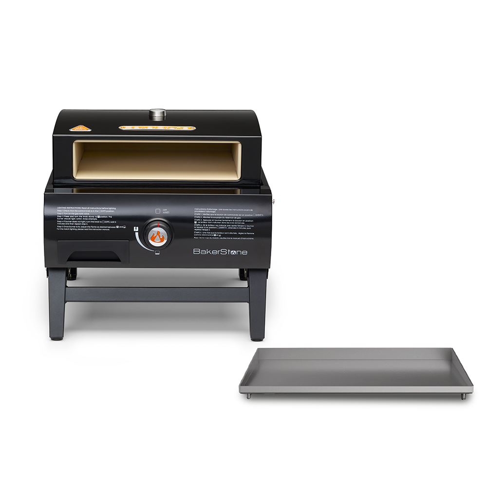 Basics Series Portable Gas Pizza Oven and Griddle Combo