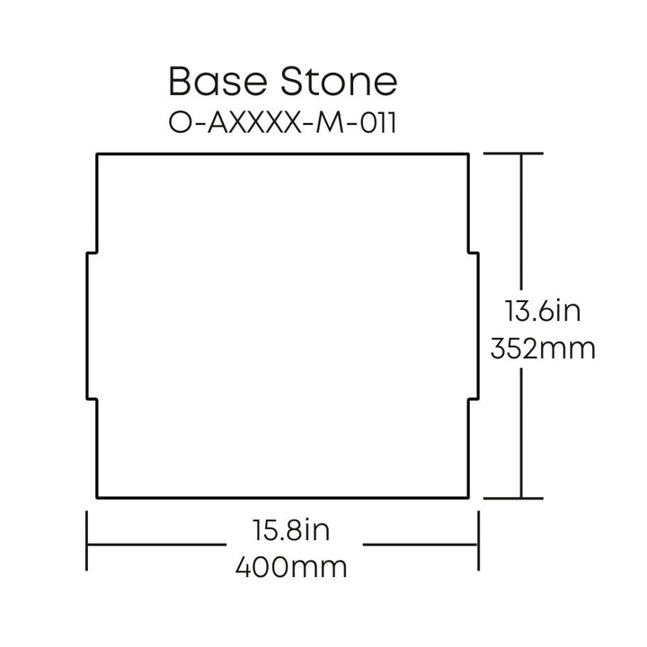 Original, Professional and Commercial Series Complete Stone Assembly